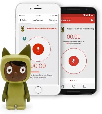 Tonies Kreativ-Tonie, Grün/dunkelbraun 2 Tonies Kreativ-Tonie, Grün/dunkelbraun – Bild 2